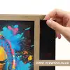 Graffiti - Tennis - Sport - Racket Light Box met batterij (Wandlamp) middel -USP_websiteprintNL