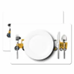 Voertuigen - Kinderen - Jongens - Tractor Placemat vinyl groot -zzsfeer2_Kitchenyeah-website