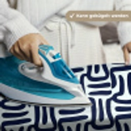 Abstract - Modern - Blauw Wandkleed katoen klein 269 -tsfeer9_DE