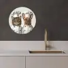 Kat - Hond - Kokskleding KitchenYeah - Keuken - Wandcirkel Forex klein -sfeer1
