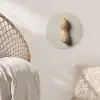 Pinda - Ruw - Beige Akoestische PET Vilt - Rond klein -sfeer4