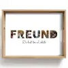 Freund - Buchstaben-Collage Dienblad Rechthoek middel -z3d_shopping