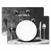 Wasbeer - Cute - Pasta - Tafelkleed - Zwart - Wit Placemat vinyl groot -zzsfeer2_Kitchenyeah-website