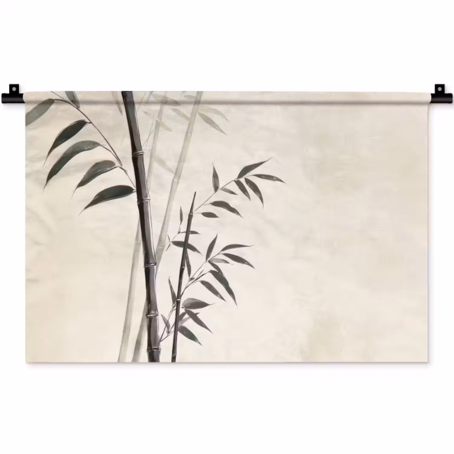 Wandkleed - Japandi - Bamboe - Beige