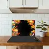 Fastfood - Graffiti - Hamburger - Eten - Modern keuken achterwand spatscherm klein -sfeer2