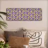 Bananen - Bladeren - Paars canvas 2cm klein 828 -sfeer1