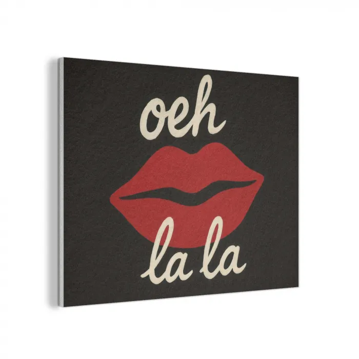 Lip - Rood - Quote PET vilt klein -3d