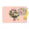 Margrieten - Boeket - Strikje - Roze Placemat vinyl groot -zzzproduct_Kitchenyeah-website