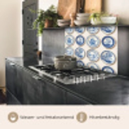 Borden - Bomen - Planten - Blauw keuken achterwand 2 middel 865 -usp_DE