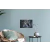 Kerstbal - Versierd - Blauw Muursticker klein -plant
