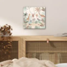 Jungle - Dieren - Groen aluminium wit klein -sfeer3