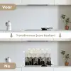 Goud - Hexagon - Chic - Patronen - Luxe keuken achterwand spatscherm klein -voor_na_NL