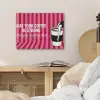 Roze - Strepen - Koffie - Maandag PET vilt klein -sfeer3