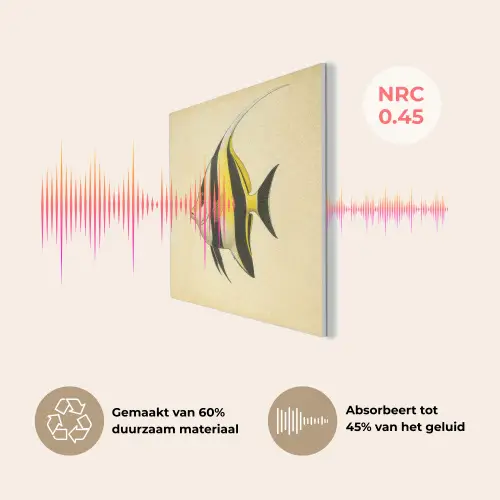 Vis - Sierlijk - Rugvin - Geel PET vilt klein -USP_NL
