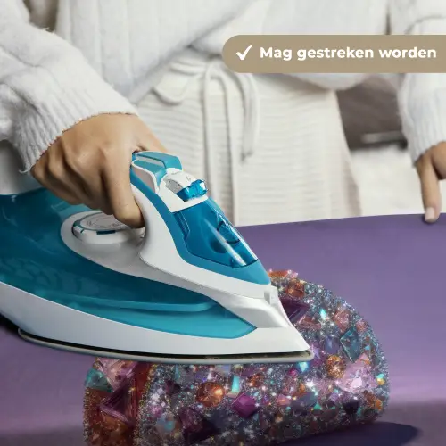 Edelstenen - Glitters - Paars - Kleurrijk Wandkleed katoen klein -sfeer9