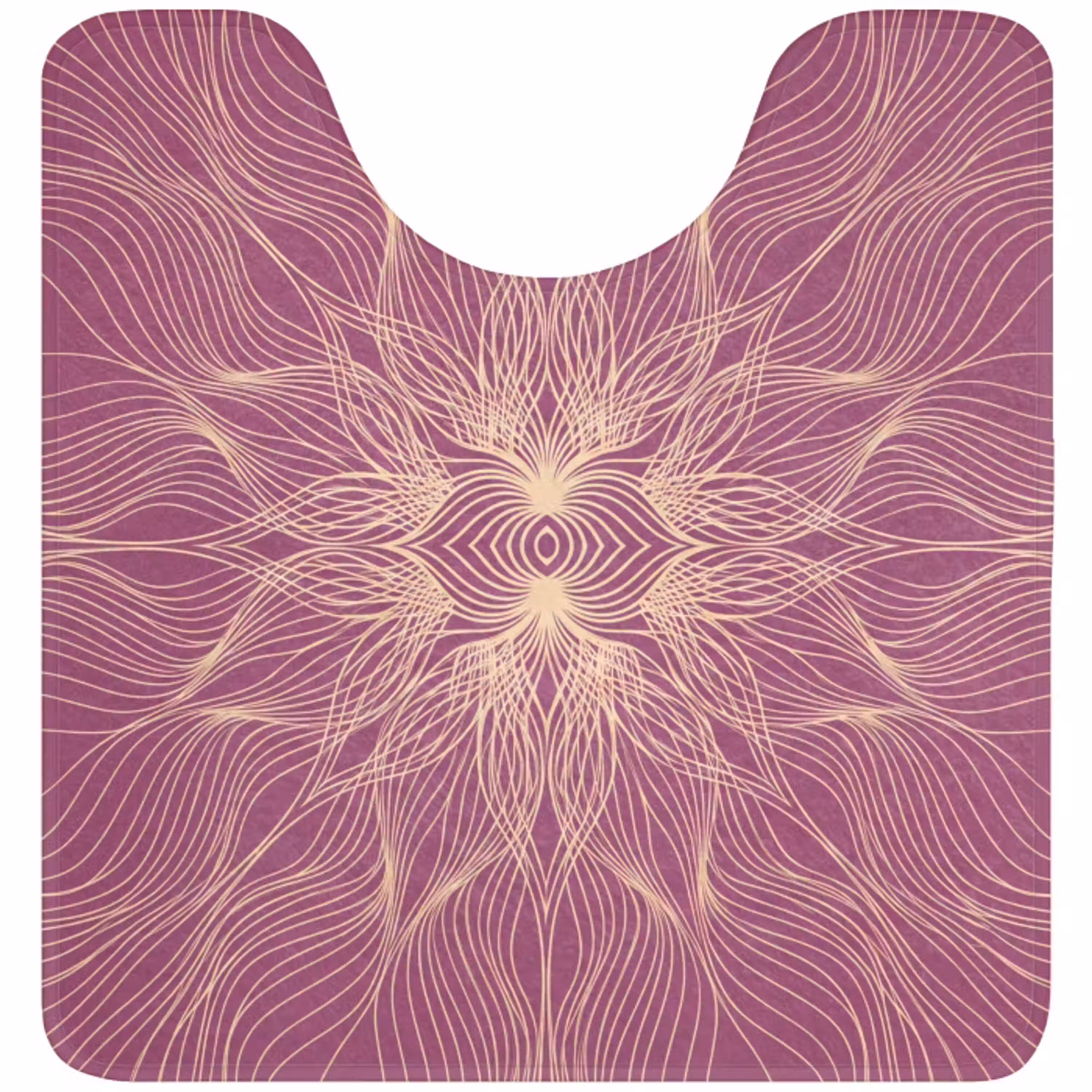 Lijnen - Patroon - Abstract WCmat U-uitsnede middel -3d