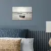 Roeiboot - Zee - Horizon poster papier klein -sfeer2