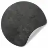 Beton - Structuur - Industrieel - Zwart - Grijs Wandcirkel behangsticker klein -3d