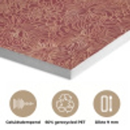 Bloemen - Motief - Rood PET vilt klein 837 -closeup_NL