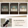 Kerstmagie - Winterwoud - Rendier Light Box met batterij (Wandlamp) middel -USP_dimbaarNL