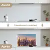 Skyline - Gebouwen - Steden keuken achterwand spatscherm klein -voor_na_FR