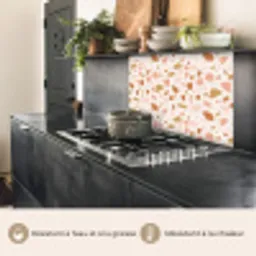 Terrazzo -  Patroon - Kleurrijk - Zalm keuken achterwand 2 middel 865 -usp_FR