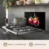 Kersen - Fruit - Graffiti - Verf - Abstract - Modern - Kleurrijk keuken achterwand spatscherm klein -usp_NL
