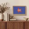 Slow down you're doing fine - Ster - Blauw Light Box met kabel (Tafellamp) klein -sfeer2