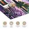 Huizen - Minimalistisch - Palmbomen - Kust poster papier klein -closeup_NL
