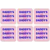 Daddy's - Blauw - Blokletters onderzetter kurk middel -zkaufland3dotto