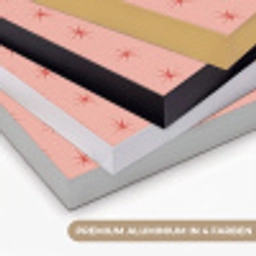 Sterretjes - Patroon - Oranje Textielframe zwart klein 947 -USP_kleurenDE
