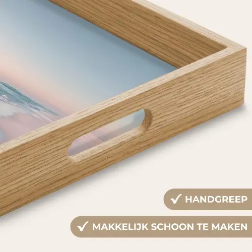 Kustlijn - Pastel - water Dienblad Rechthoek middel -USP_HandgreepNL