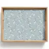 Klassiek - Bloemen - Blauw Dienblad Rechthoek middel 911 -z3d_shopping