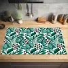 Dierenprint - Panter - Bladeren - Tropisch - Jungle Inductie beschermer vinyl 3mm groot -sfeer5