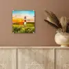 Vuurtoren - Natuur - Zon - Landschap - Gras - Strand - Zee plexiglas 5mm klein -sfeer5