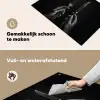 Bestek - Zwart - Wit Inductie beschemer met haakjes klein -ky-schoon-nl