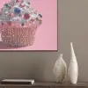 Cupcake - Kleurrijk - Edelstenen PET vilt klein -sfeer6_closeup
