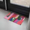 Kleurvakken - Recht - Rond - Abstract Deurmat klein -sfeer2