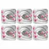 Bloemen - Tunnel - Abstact - 3D effect onderzetter kurk middel -3d