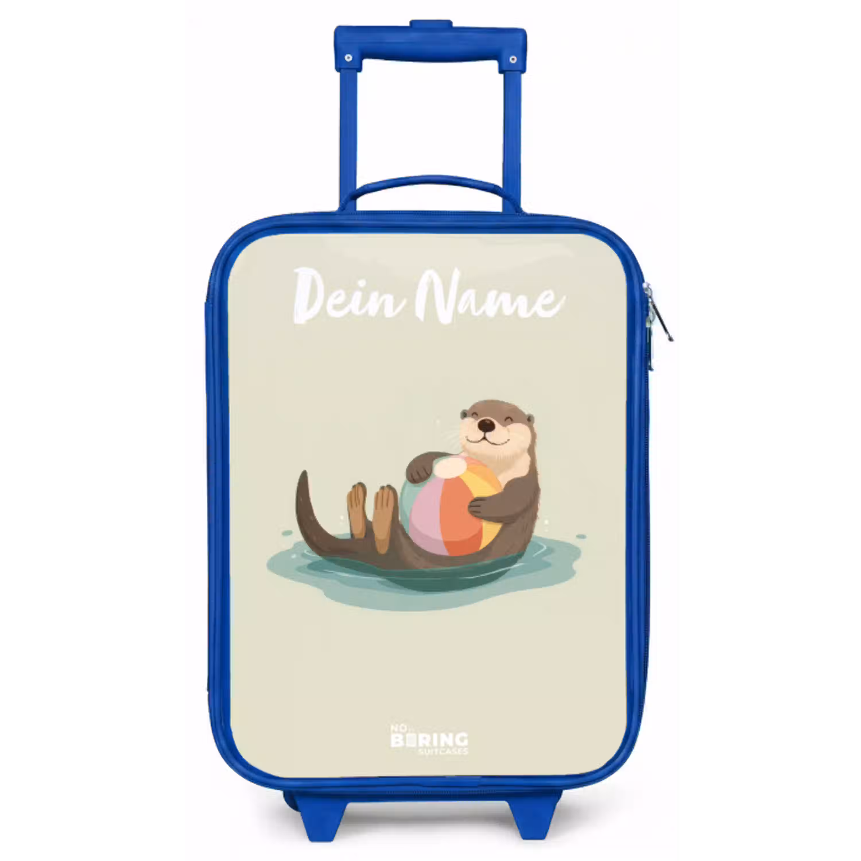 Otter - Strandbal - Water Kinderkoffer - Blauw klein -zz3dotto