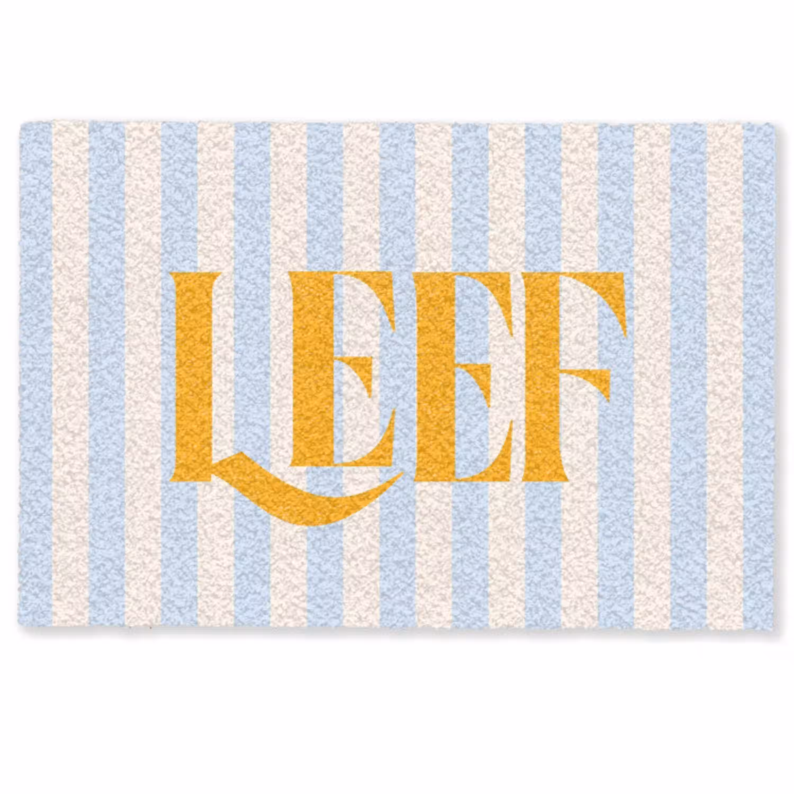 Oranje - Blauw - Strepen - Leef Deurmat klein -zkaufland3d