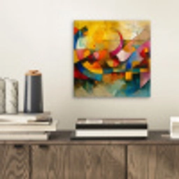 Kunst - Abstract - Modern aluminium wit klein -sfeer1