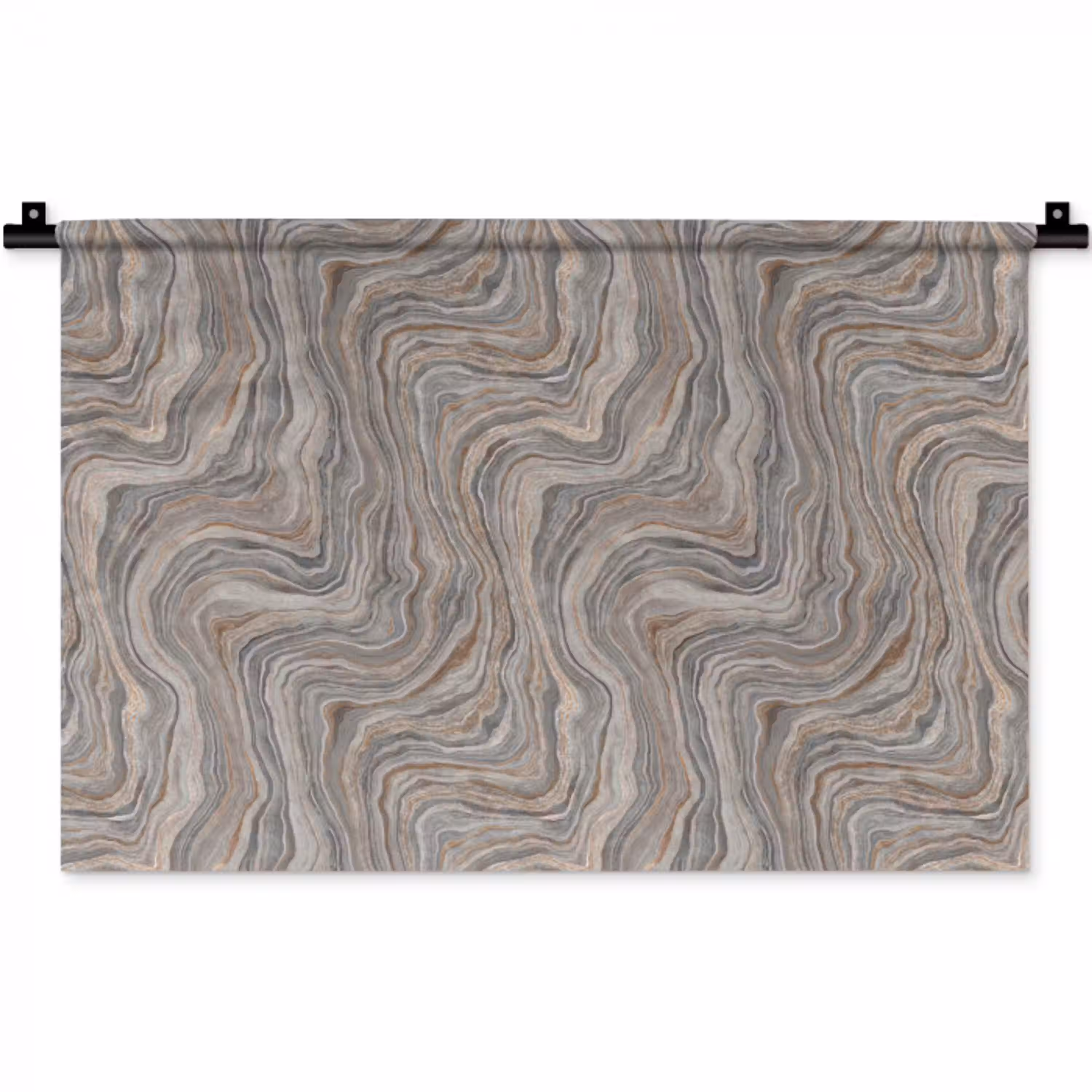 Patroon - Textuur - Grijs Wandkleed katoen klein 269 -zz3d