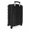 Retro voertuigen patroon NBS - Handbagage koffer - Volwassenen Unisex middel -achterkant