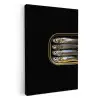 Sardines - Blik - Zwart - Vissen KitchenYeah - Keuken - Canvas klein -3d