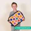 Vrolijk Smiley-patroon Kinderkoffer - Zwart klein -sfeer4_NL