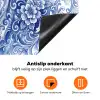 Illustratie - Koe - Blauw Inductie beschermer vinyl 3mm klein -zzzzzzz-td-onderkant