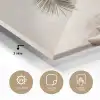 Palmboom - Schaduw - Trap - Beige plexiglas 5mm klein -sfeer2