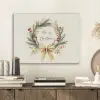 Kerstkrans - Kerst - Goud - Beige PET vilt klein -sfeer1