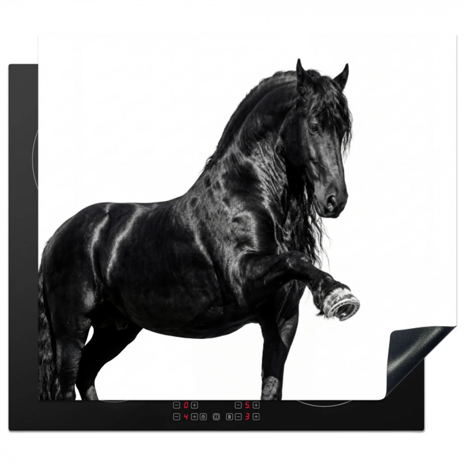 Fries - Hengst - Modern Inductie beschermer vinyl 3mm middel -3d